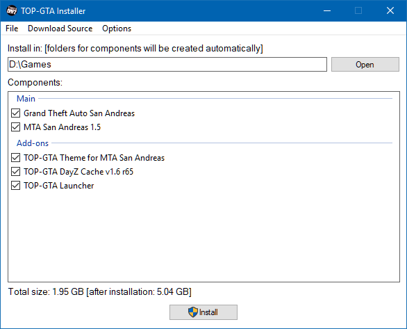 TOP-GTA Installer
